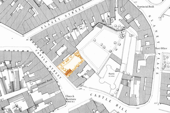 The Athenaeum, Enniscorthy 02 - Ordnance Survey (1886)